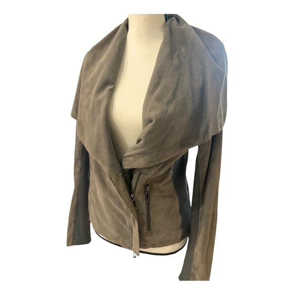 Vince Suede Gray Jacket Medium - Picture 8 of 10